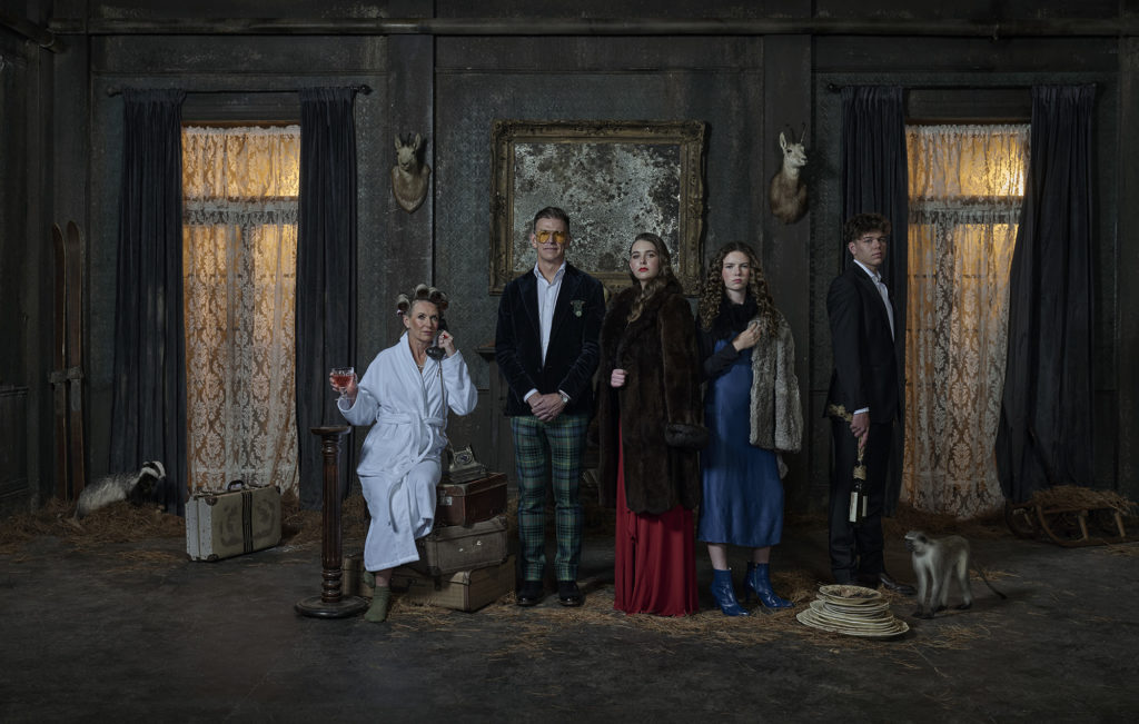 Isolation Hotel Grey Family Portrait Series by Heather Straka