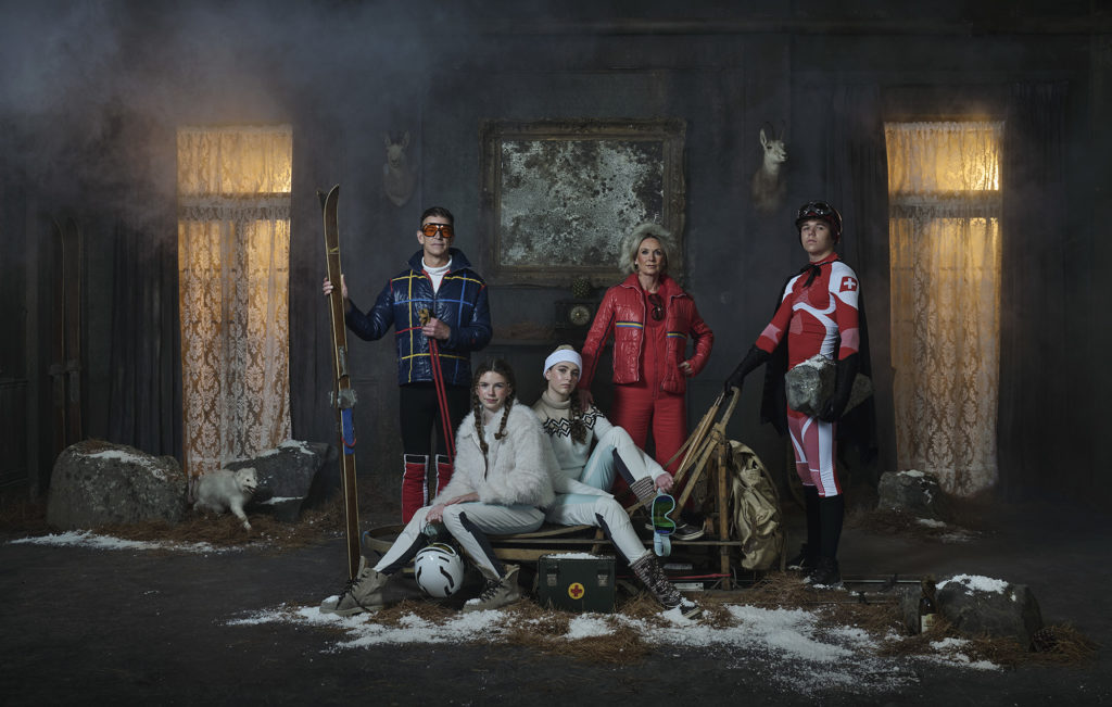 Isolation Hotel Grey Family Portrait Series by Heather Straka